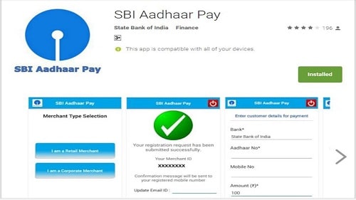 sbi aadhar pay app