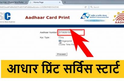 aadhar print service