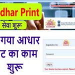 UIDAI Aadhar Print Portal Start, PVC Print 2022