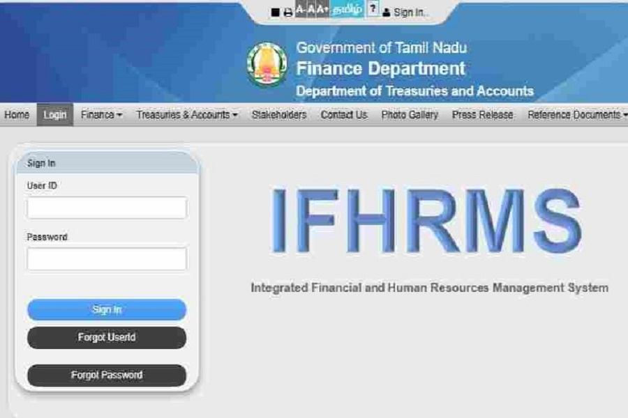 IFHRMS Portal login