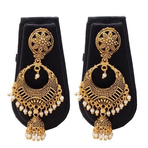 Gold Afghani Earrings