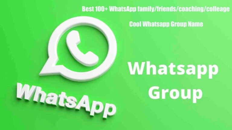 Cool Whatsapp Group Name
